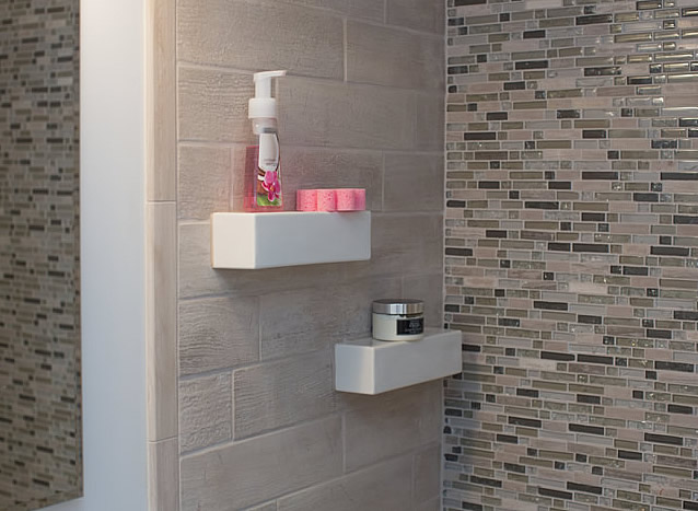 Shower Shelf Shampoo Niche Recessed, Tile Shower Shelves